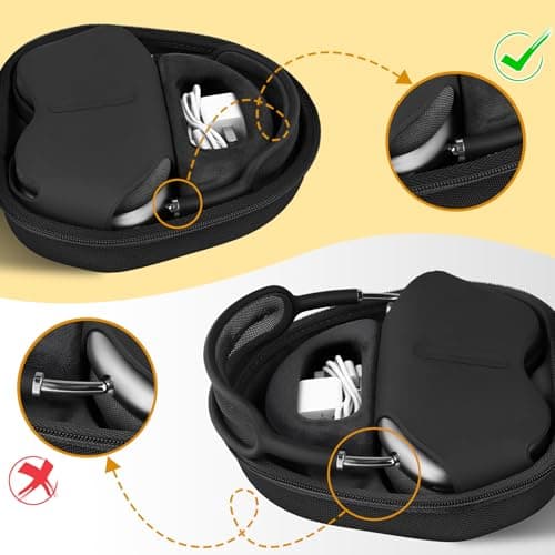 co2CREA Hard Storage Case for Apple AirPods Max 2 /Max — view 3