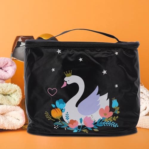 SHOWERORO Travel Toiletry Bag Foldable Large Capacity Waterproof with Multi-Compartment Polyester Storage for Makeup Tools and Cosmetics for Travel Organiser — view 5