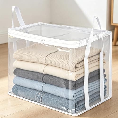 Packing Bags for Moving Clear Stackable Handles Lids — view 2