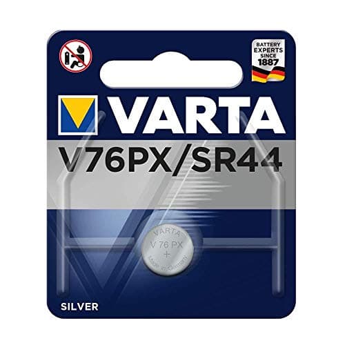 VARTA V76PX SR44 1.55 Volt Silver Oxide Button Batteries "Electronics" Pack of 2
