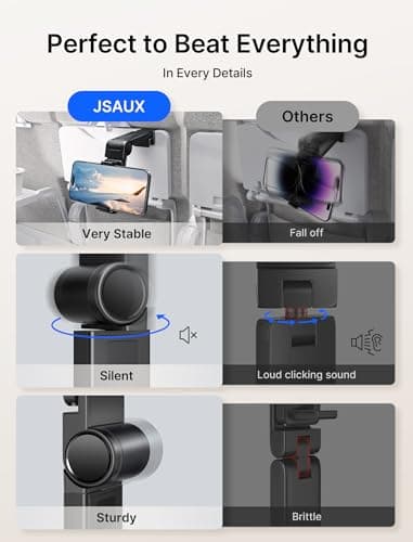 JSAUX Airplane Travel Essentials, Airplane Phone Holder, Travel Accessories — view 4