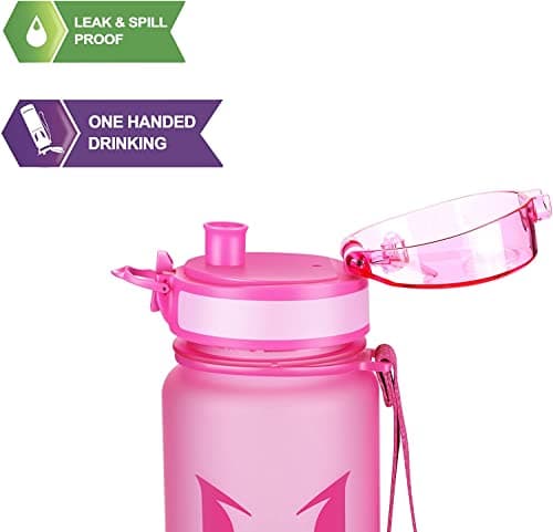 Super Sparrow Sports Water Bottle - 500ml - Non-Toxic BPA Free & Eco-Friendly Tritan Co-Polyester Plastic - For Running, Gym, Yoga, Outdoors and Camping — view 3