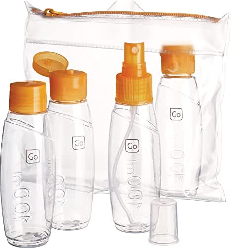 Go Travel Bottles for Toiletries - Cabin-Approved Set of 4, 100ml — view 2