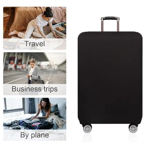Suitcase Cover Luggage,26-28 Inch Black Elastic Suitcase Covers Protectors — view 6
