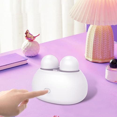Electric Contact-Lens Cleaner Box for Travel and Vacation White ABS — view 6