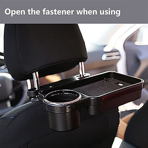 WANGCL Car Back seat Organizer with Foldable Table Tray Universal Portable Foldable Auto Headrest Drink Holder Stand Food Tray — view 2
