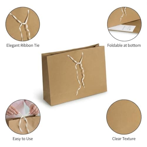 Pack of 10 Foolscap Manilla Document Storage Cases - Stuff 4 Office - Storage Bags - Durable Archive Bags for Files, Folders & Office Organisation — view 4