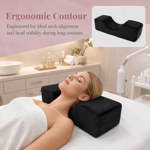 FTISSLY Lash Pillow for Lash Extensions, U-Shape Eyelash Extension Pillow — view 5