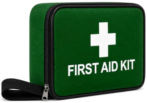 First Aid Travel Kit, Compact 45 Piece Holiday Travel Essentials, Camping, Car, University, Home, Emergency, Water Resistant Case, Lightweight, Space Saving — view 4