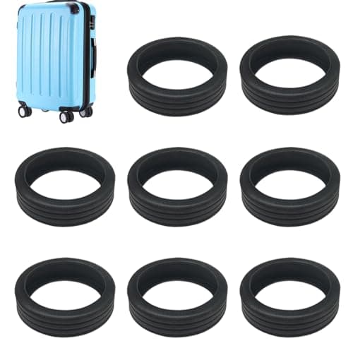 Luggage Wheel Protector Anti-Scratch 8X Noise Reduction