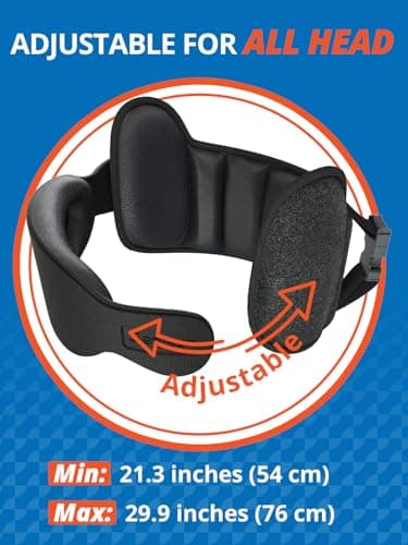 SARISUN Airplane Travel Pillow for Different Heights, Stable Head Support — view 5