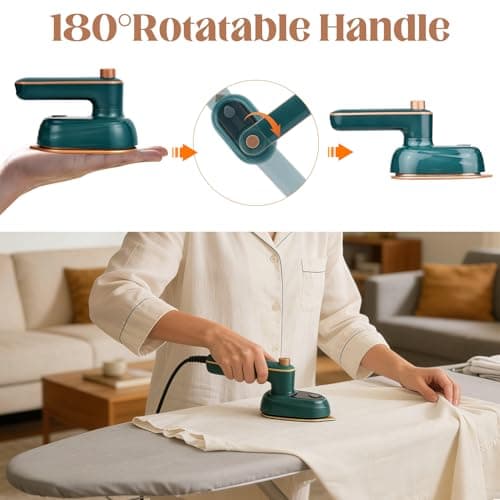 GothicBride Travel Iron Mini, Steam Iron Foldable — view 6