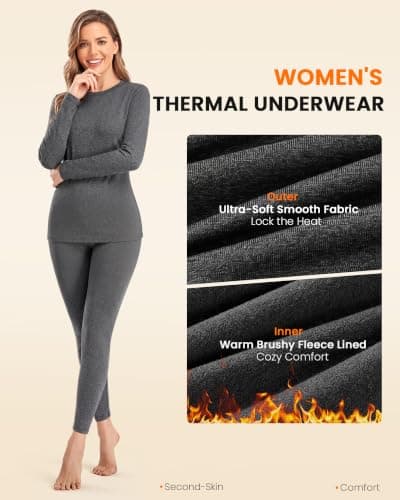 SIMIYA Womens Thermal Underwear Set — view 2