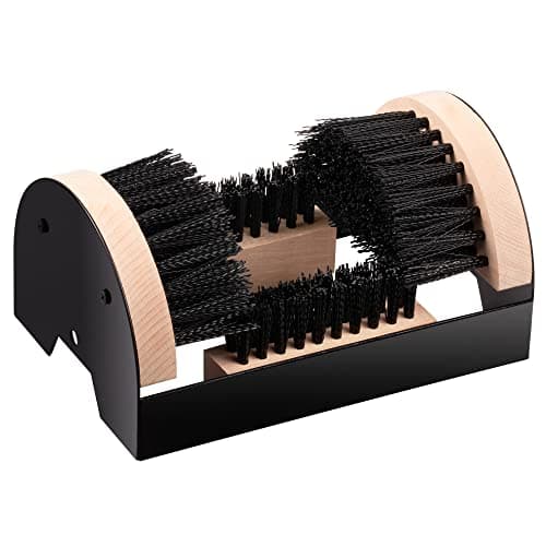 Jazooli Boot Scraper Outdoor | Stiff Bristle Boot Cleaner Brush Outdoor Mat | Muddy Shoe Cleaner, Boot Brush Mud Remover, Football, Heavy Duty Scraper/Shoe Brush