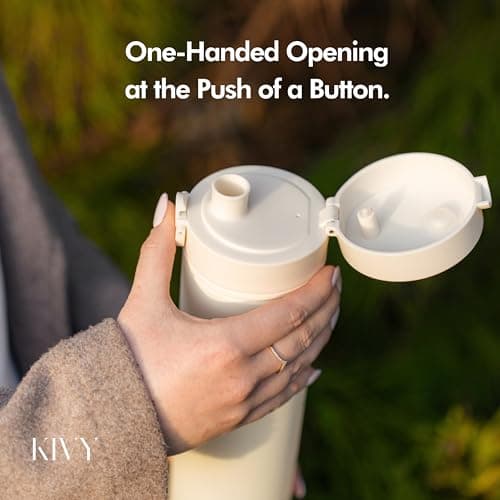 KIVY Tritan Water Bottle 32oz with Flip Lid - Leakproof & Dishwasher Safe — view 4
