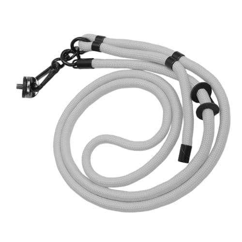 LIYJTK Action Camera Lanyard Adjustable Quick Release Anti Lost Rope for Pocket 3, Action 5, ONE X4 Adjustable Strap (Grey) — view 6