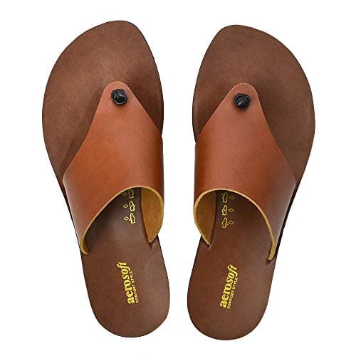 Aerosoft Flat Sandals For Women - Walking Summer Vacation Essentials Ladies Flip Flops – Comfortable Sandals For Women – Casual Outdoor Fashion Dressy Non Slip Footwear, Lilac Soft Brown, 8 — view 4