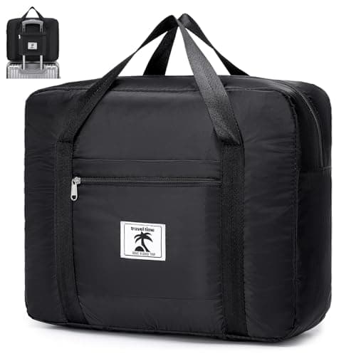 SUCIKORIO 40x30x15cm British Airways Jet2 Cabin Bags Underseat, 18L Waterproof Travel Duffle Bag Foldable Hand Luggage Bags Overnight Hospital Weekend Carry On Airport Bag for Planes, Men, Women
