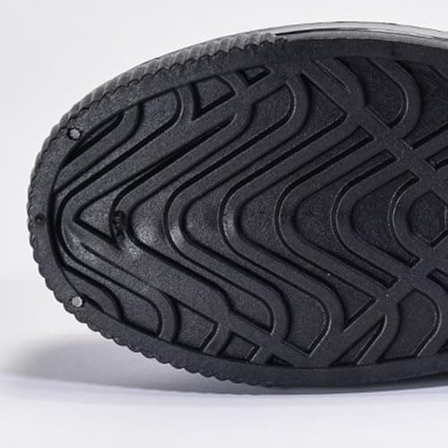 HEONSATI Rubber Booties for Women Uk Water with Thick Soles Fashion Walking Wellies Wellingtons Chelsea Boot Comfortable Plastic Lightweight Waterproof Non-Slip Rain Boots for Fishing Travel Garden — view 5