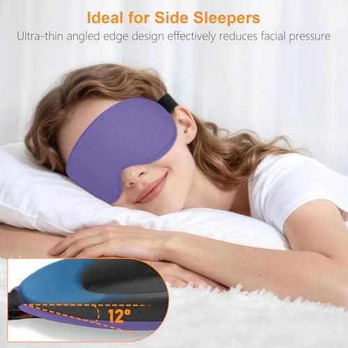Gritin 2026 Gen 2 Sleep Mask-100% Blackout Eye Sleeping Mask for Women&Men — view 4