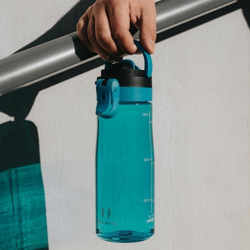 Super Sparrow Water Bottle 1000ml - One-Tap TouchGulp Bottle - Non-Toxic BPA Free - Lightweight & Sustainable Tritan Water Bottles for Sports, Travel, Outdoors — view 4