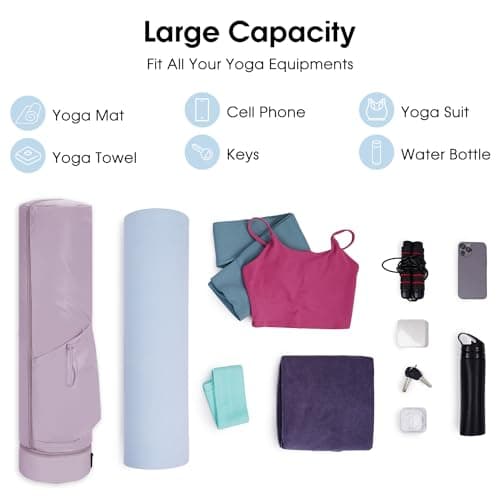 sportsnew Yoga Mat Bag Full Zip Pilates Bag with Adjustable Carring Strap — view 5