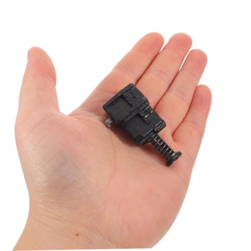 2pcs Luggage Handle Lock Buckle Clips for Suitcase Repair Black Pvc — view 4