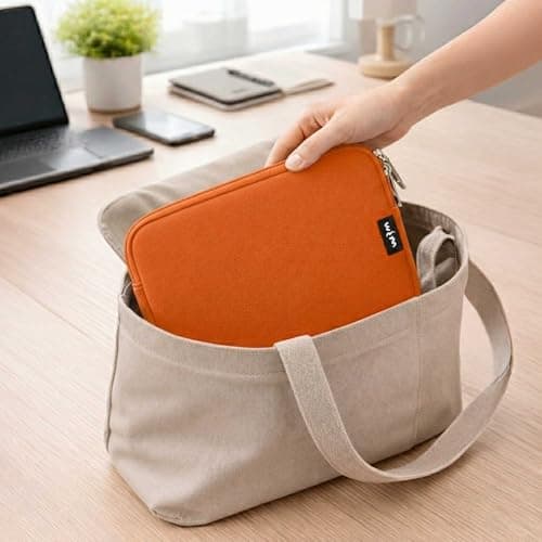 Emartbuy Orange Neoprene Laptop Sleeve 13-15 Inch — view 6