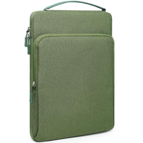 HYZUO 13 Inch Laptop Bag Sleeve Case for MacBook Air 13 M5, Grass Green