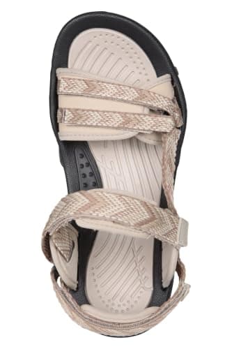 Mountain Warehouse Cyprus Womens Summer Walking Sandal Taupe 6 — view 6