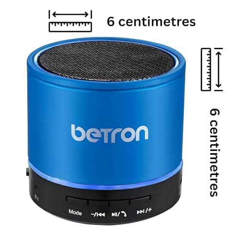 Betron KBS08 Bluetooth Speaker, Wireless, Portable, Mini, Blue — view 5