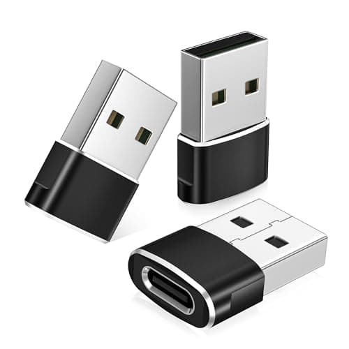 BASESAILOR USB to USB C Adapter,USBC Female to USB A Male Adapter 3Pack