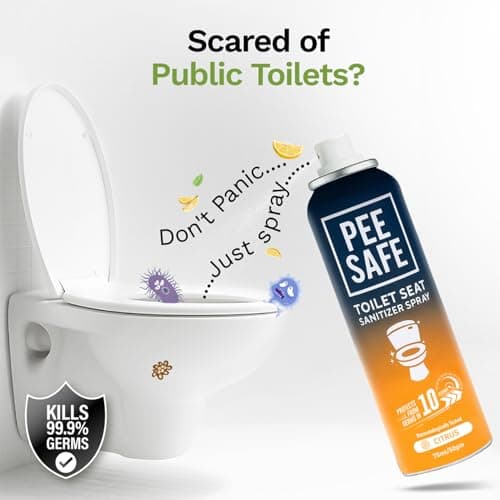 Pee Safe Toilet Seat Spray, Citrus, 75 ml, Pack of 2 — view 2
