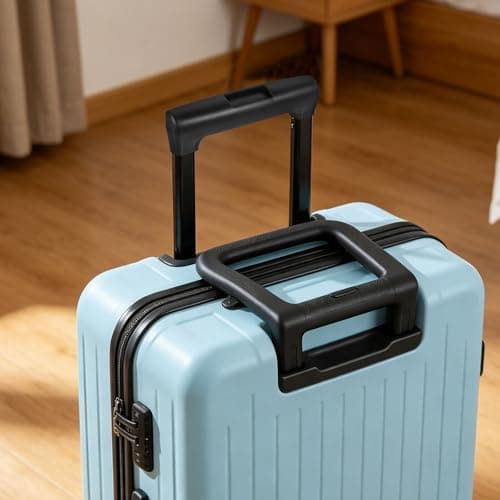Replacement Suitcase Handle Repair Grip Black, Plastic Travel Luggage — view 5