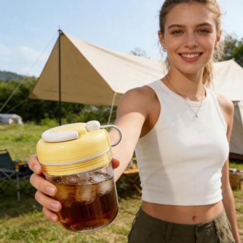 Ice Bottle Cup - 2 in 1 Leakproof Quick Release Flask Mold with Straw — view 2