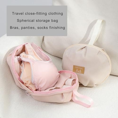 Packing Cubes for Clothes Bras and Accessory, White — view 5