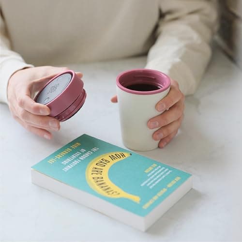 Circular & Co Insulated Reusable Coffee Cup - 12oz/340ml - 100% Leakproof & Lockable - Push Top, One Hand Open, 360 Drinking - Recyclable - BPA Free, Dishwasher Safe (Previous Generation) — view 6