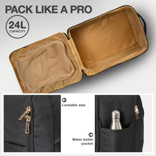 Cabin Max Ryanair Cabin Bags 40x30x20 Underseat Bag - Travel Backpack 24L — view 5