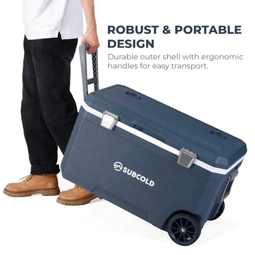 Subcold MOBI70 Wheeled Cool Box | 70L | PU Foam Insulated | Drain — view 5
