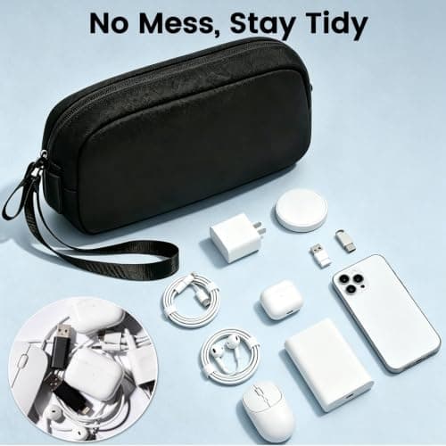 Seekjoy Electronics Organizer Travel Case, Cable Organiser Bag — view 5