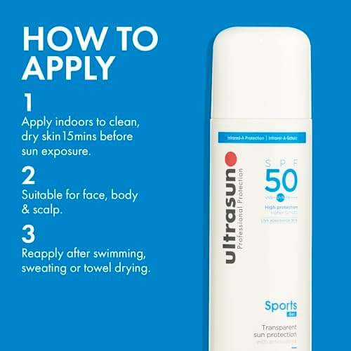 Ultrasun Sports Spray SPF50 150ml Sunscreen — view 4