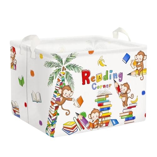 Clastyle 36L Kids Laundry Basket Learning Clothes Toys Storage Box