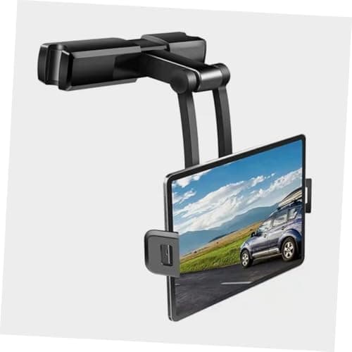 GARIOUANS Car Headrest Tablet Holder with Rotatable Phone Mount Adjustable Backseat Tablet Stand for Travel and Boys and Girls Universal Compatibility with Smartphones — view 5