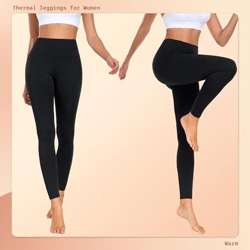 Thermal Leggings Women Fleece Lined Tights Yoga Pants Winter Warm Leggins — view 2