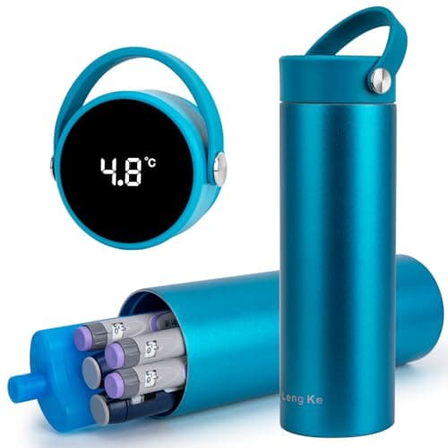 SUNMON Insulin Cooler Travel Case for Flight, Digital Temp Display