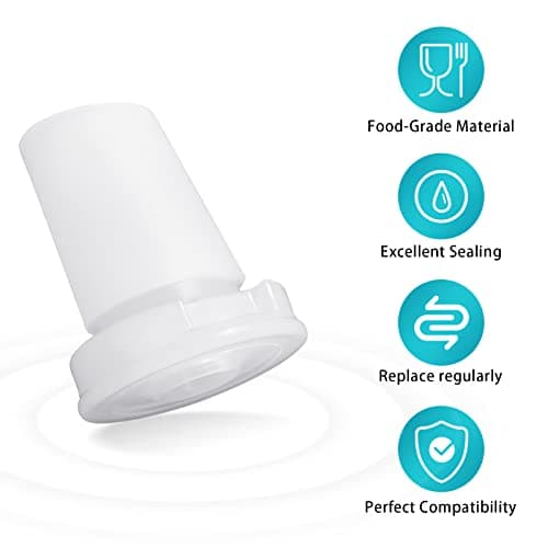 4 Pack Silicone Water Bottle Mouthpiece Replacement for Brita Water Bottle — view 2