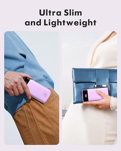 Charmast 22.5W Fast Charging Power Bank, 4 Cables Portable Charger 20000mAh — view 5