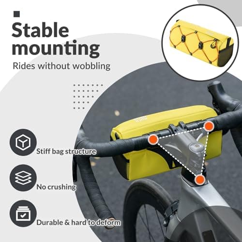 ROCKBROS Bike Handlebar Bag with Detachable Shoulder Strap, 2.2L — view 2