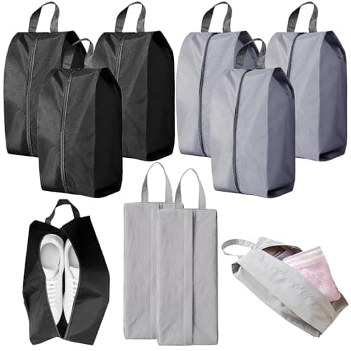 8-Piece Shoes Bags for Travel Set Travels Shoe Bag with Zipper