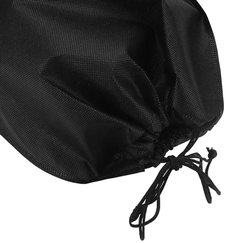 JOIKIT 30 PCS 44 x 32cm Shoe Bags for Travel, Large Shoes Storage Bags with Clear Windows, Black Dust Proof Shoe Bag Organizers for Storage — view 3